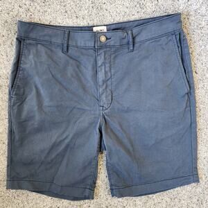 Flint and Tinder Shorts Men 32 Gray Blue 365 Everyday Chino Huckberry Casual EUC